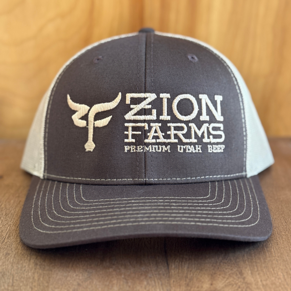 ZF Trucker Cap - Khaki & Coffee